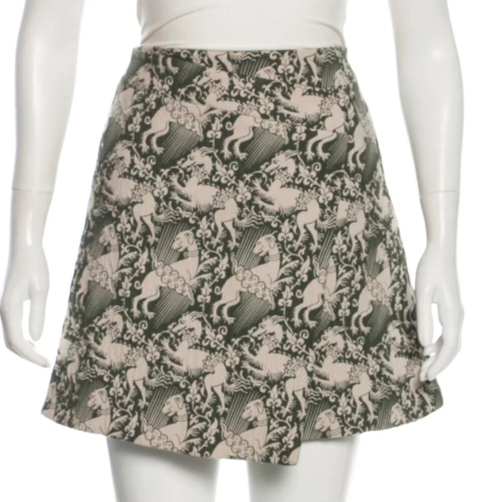 Tory Burch Faux Wrap Skirt 4